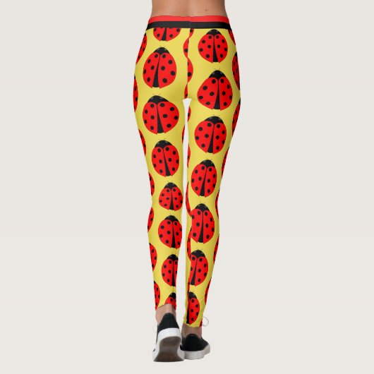 Ladybug Leggings van vrouwen oefenen Yoga Pants ui (Achterkant)