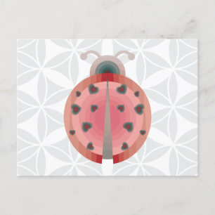 ladybug-liefde briefkaart