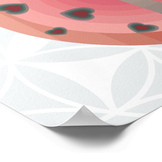 ladybug-liefde poster (Hoek)