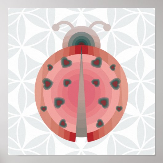 ladybug-liefde poster (Voorkant)