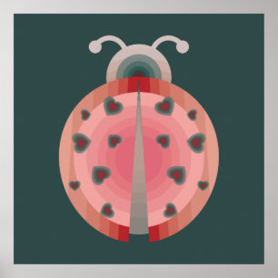 ladybug-liefde poster