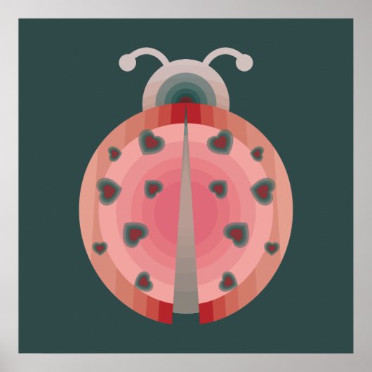 ladybug-liefde poster (Voorkant)