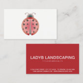 ladybug-liefde visitekaartje (Voorkant / Achterkant)