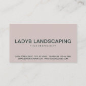 ladybug-liefde visitekaartje (Achterkant)