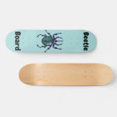 Ladybug, lieveheersbeestje pixelart persoonlijk skateboard (Horizontaal)