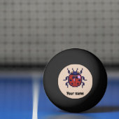 Ladybug, lieveheersbeestje pixelart pingpongbal (Net)