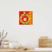 Ladybug Life Cylce Poster voor kinderen (Keuken)