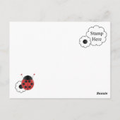 Ladybug-Lijst Briefkaart (Achterkant)