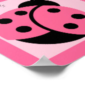 Ladybug "Little Lady"-printer Poster (Hoek)