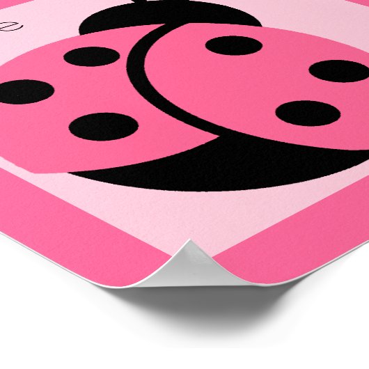 Ladybug "Little Lady"-printer Poster (Hoek)