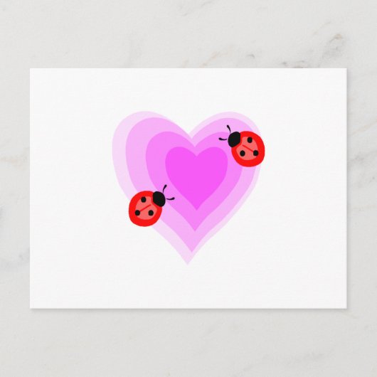 Ladybug Love Briefkaart (Voorkant)