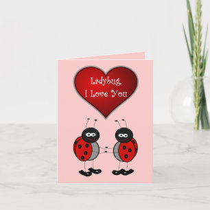 Ladybug Love Card Feestdagen Kaart