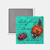 LADYBUG LOVE DANCE MAGNET (Voorkant / Achterkant)