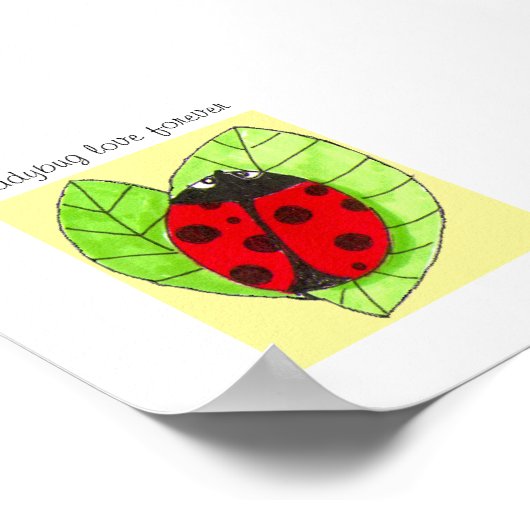 Ladybug Love Forever Poster (Hoek)