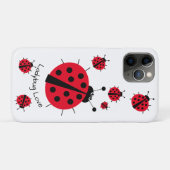 Ladybug Love Girly Fun Cute Cartoon Case-Mate iPhone Case (Achterkant (horizontaal))