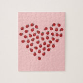 Ladybug Love Heart Legpuzzel (Verticaal)
