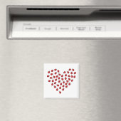 Ladybug Love Heart Magneet (Insitu (Vaatwasser))