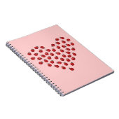 Ladybug Love Heart Notitieboek (Rechterzijde)
