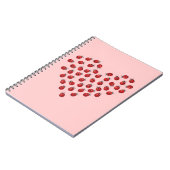 Ladybug Love Heart Notitieboek (Linkerzijde)