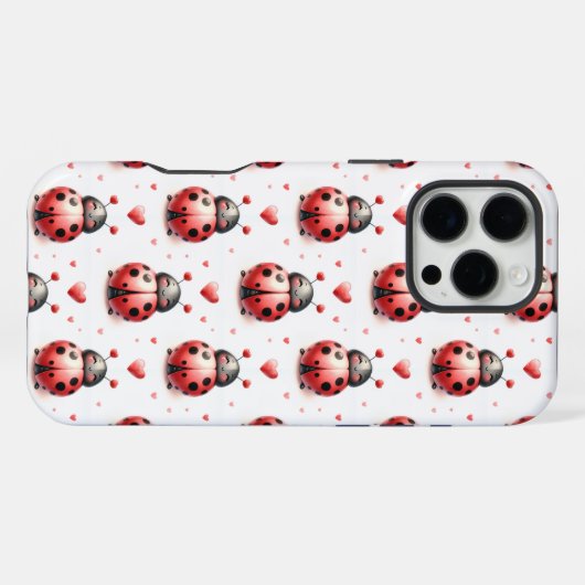 Ladybug Love iPhone Hoesje (Achterkant horizontaal)