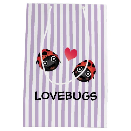 Ladybug Love Medium Cadeauzakje (Achterkant)