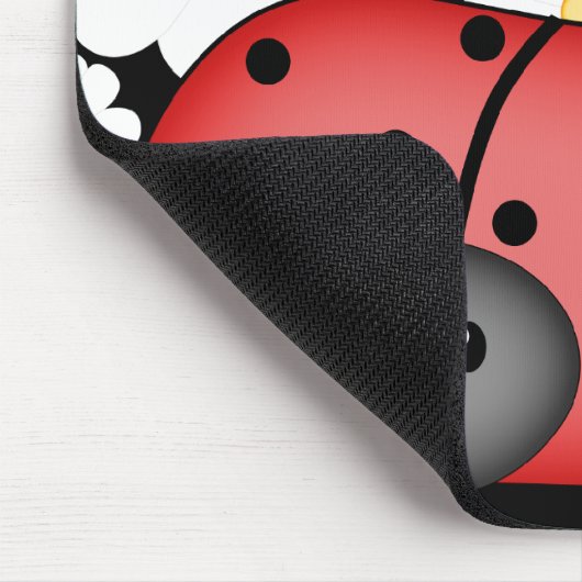 Ladybug Love Mousepad Muismat (Hoek)
