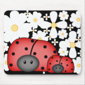 Ladybug Love Mousepad Muismat (Voorkant)