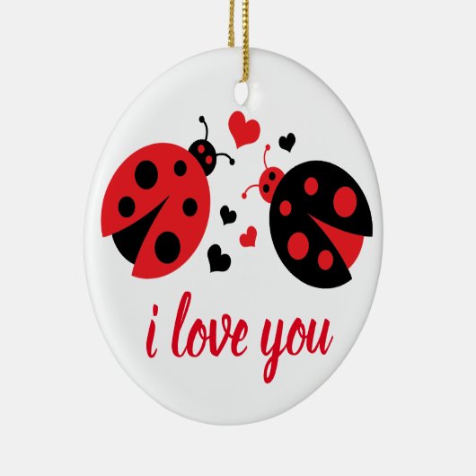 Ladybug Love Ornament (Rechts)