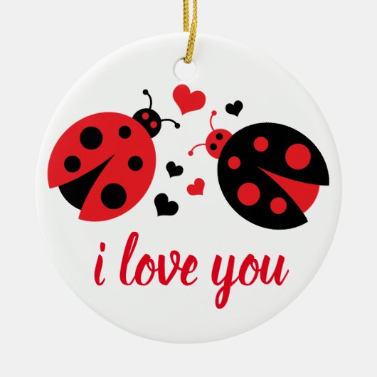 Ladybug Love Ornament (Voorkant)