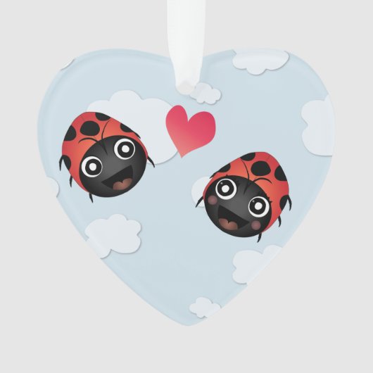 Ladybug Love Ornament (voorkant)