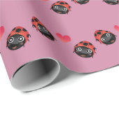 Ladybug Love (Patroon) Cadeaupapier (Rol Hoek)