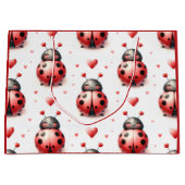 Ladybug Love (personalized) Groot Cadeauzakje (Voorkant)