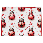 Ladybug Love (personalized) Groot Cadeauzakje (Achterkant)