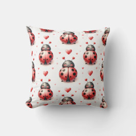 Ladybug Love (personalized) Kussen