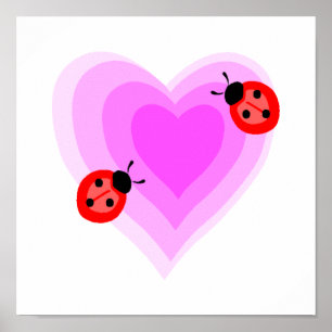 Ladybug Love Poster
