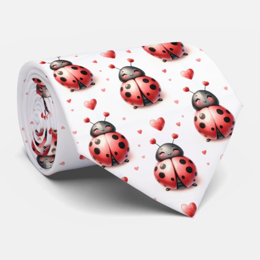 Ladybug Love Stropdas (Opgerold)
