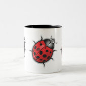 LadyBug Lovers Mug Tweekleurige Koffiemok (Center)