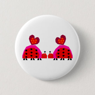 Ladybug Lovers Ronde Button 5,7 Cm
