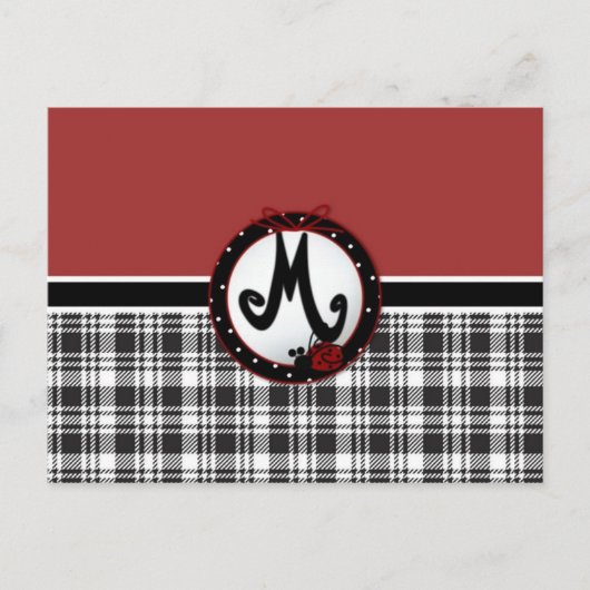 Ladybug M Briefkaart (Voorkant)