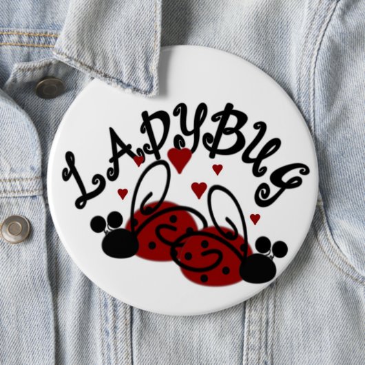 Ladybug Magnet Ronde Button 6,0 Cm (In situ)