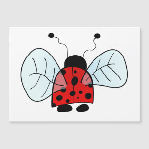 Ladybug Magnetische Uitnodiging