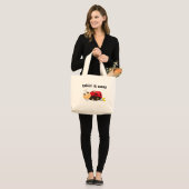 LADYBUG: "MAKKELIJK MAKEN" GROTE TOTE BAG (Voorkant (model))
