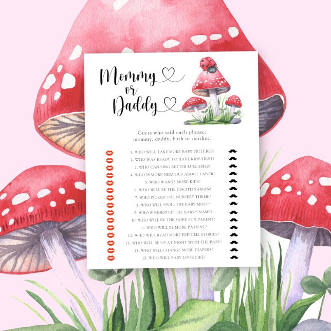 Ladybug - mama of papa baby shower spel (Creator heeft geüpload)