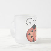 Ladybug Matglas Koffiemok (Voorkant links)