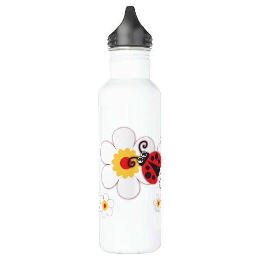 Ladybug meisjes genaamd witte rode gele drinken fl waterfles  (Links)