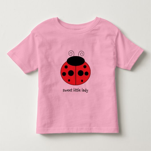 Ladybug meisjes met lange mouwen Shirt (Voorkant)