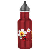 Ladybug meisjes noemen roze flesje met kleine drin waterfles  (Links)