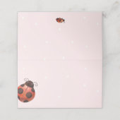 Ladybug Menu Tent Kaarten & Plaats Kaarten (Buitenkant ongevouwen)