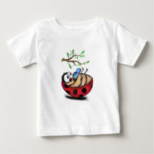 Ladybug met Baby T-Shirt Fun-Cartoon telefoon