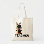Ladybug met de Canvas tas van de docent potlood (Voorkant)